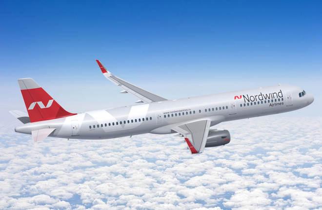 Самолет A321 авиакомпании NordWind