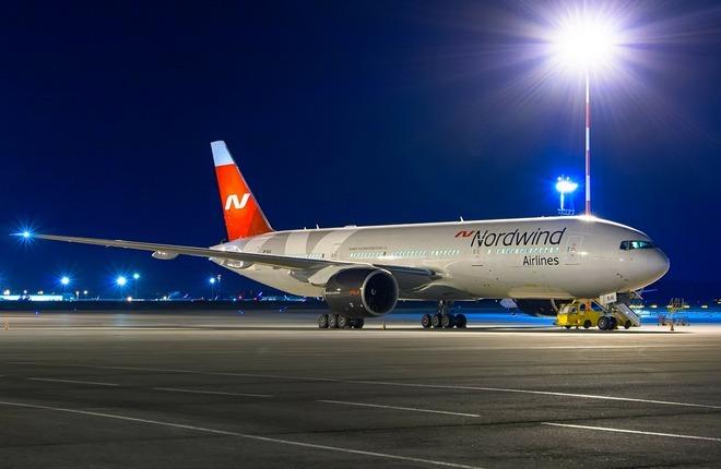 Самолет Boeing 777 авиакомпании Nordwind