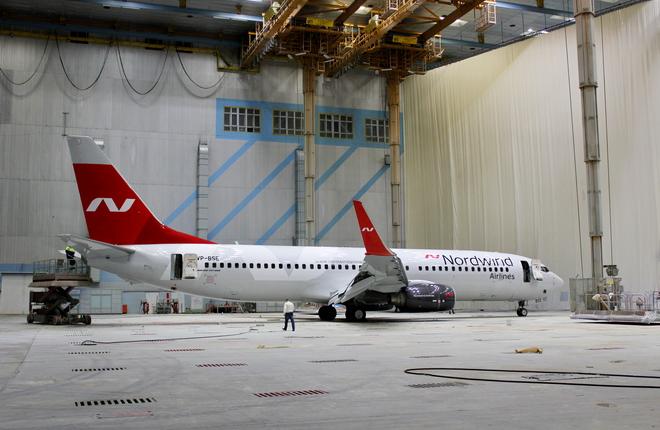 Самолет Boeing 737-800 авиакомпании Nordwind