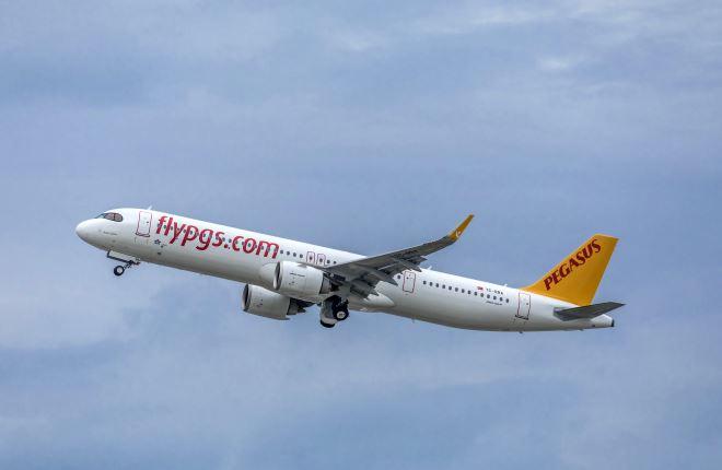 Новый A321neo авиакомпании Pegasus Airlines