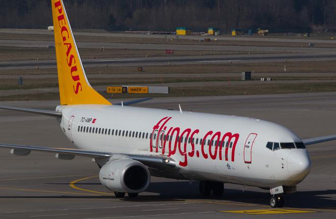 Самолет Boeing 737-800 авиакомпании Pegasus Airlines