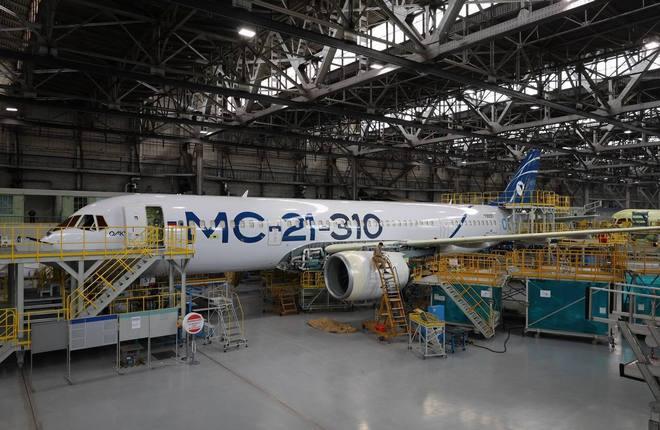 "Яковлев" завершил сборку полностью импортозамещенного самолета МС-21