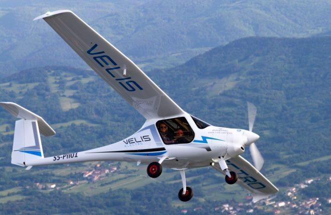 Pipistrel Velis Electro представляет собой легкий двухместный самолет