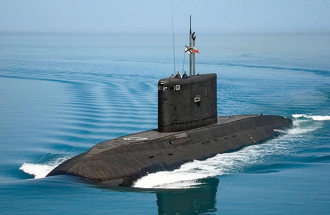 One of the Project 636.3 submarines built for the Russian Black Sea Fleet