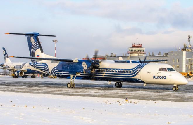 Сегодня в парке "Авроры" уже летают два Q400 :: Авиакомпания "Аврора" Авиакомпания "Аврора" получит еще два самолета Q400