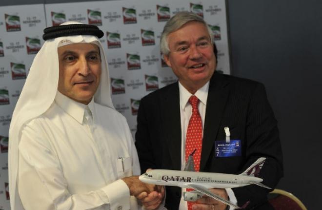 Авиакомпания Qatar Airways разместила заказ на 55 самолетов Airbus