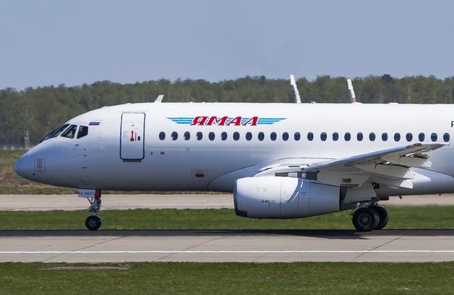 В StandardAero говорится, что к началу следующего года число SSJ 100 в парке "Ямала" возрастет до 16 машин :: Helmy oved // Wikimedia.org SSJ 100 авиакомпании "Ямал"