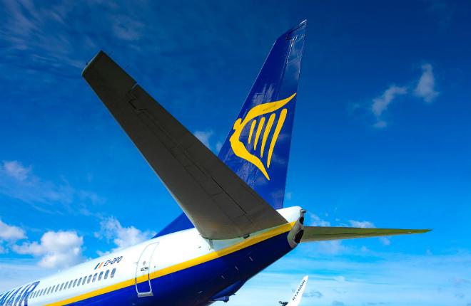 Самолет авиакомпании Ryanair