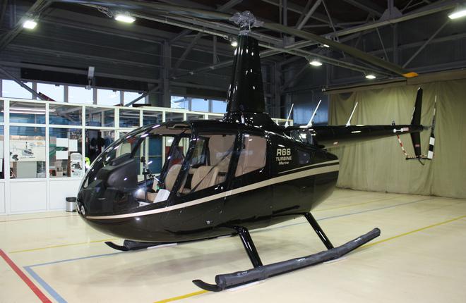 Вертолет Robinson R66 с баллонетами