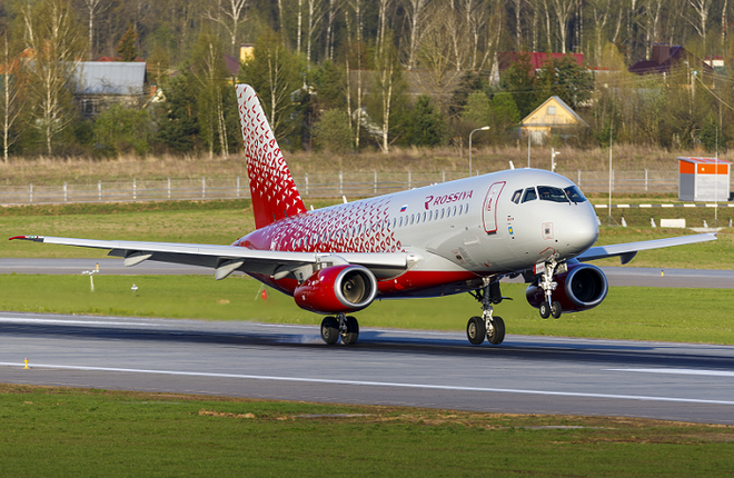 Superjet 100 Суперджет "Россия"