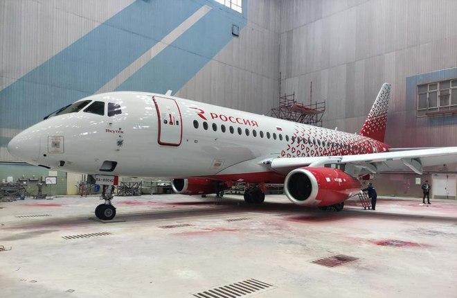 «Аэрофлот» завершил передачу отечественных самолетов Superjet 100 авиакомпании «Россия»