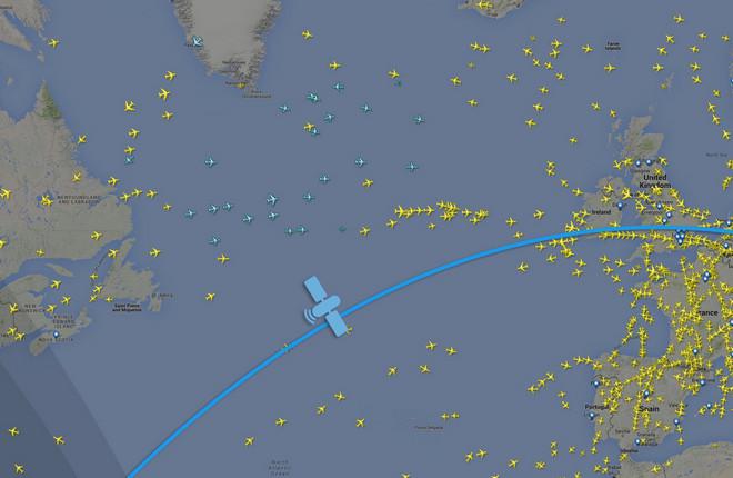 Flightradar24 испытал спутниковую систему наблюдения за самолетами