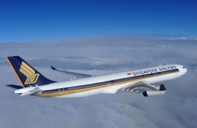 У A330 Singapore Airlines отключились оба двигателя в полете