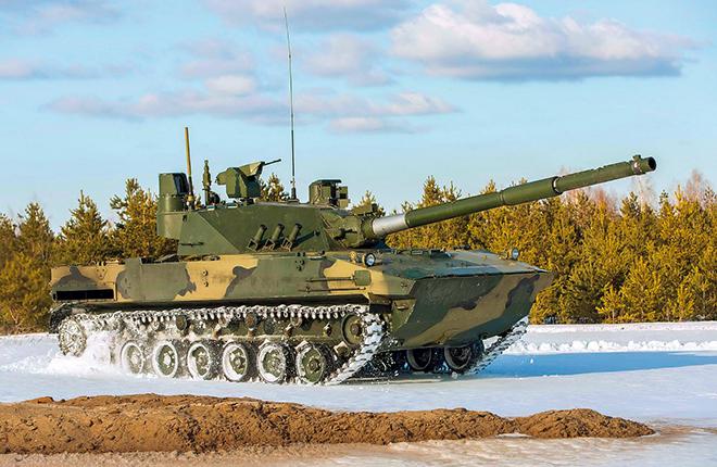 Sprut-SDM1 is positioned as an analog to a light tank