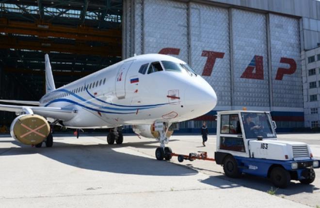 Авиакомпания "Газпромавиа" получила седьмой SSJ100LR