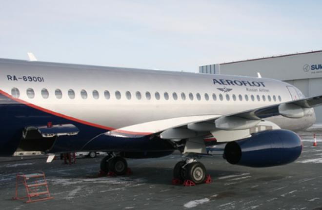 Первые самолеты SSJ 100 авиакомпании "Аэрофлот" переоборудуют в бизнес-джеты