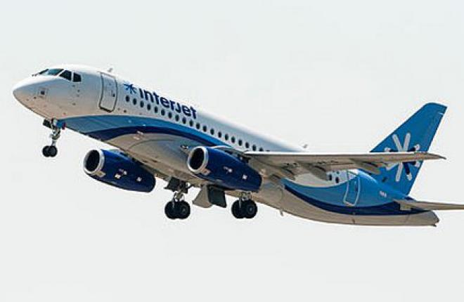 Авиакомпания Interjet получила второй самолет Sukhoi Superjet 100