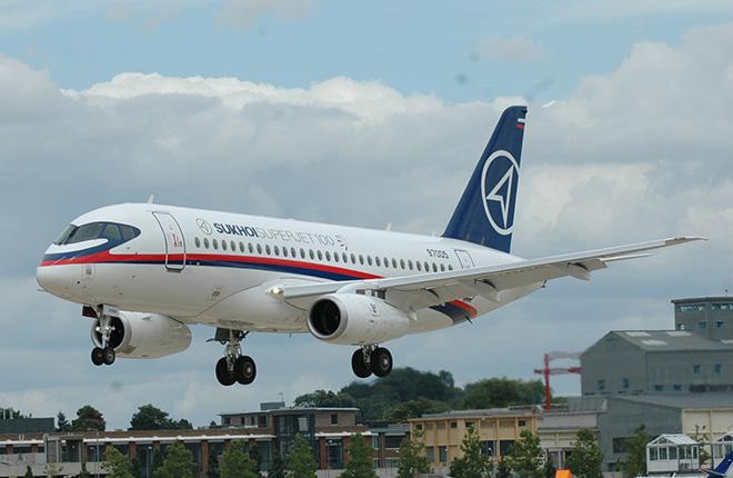 Самолет SSJ 100 сертифицировали в Египте