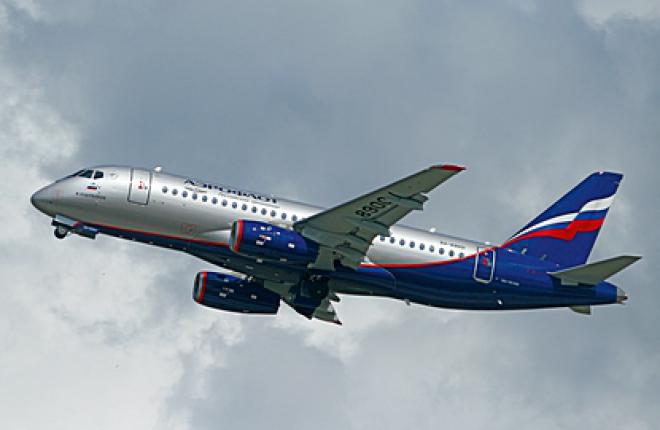 Самолет Sukhoi Superjet 100 авиакомпании "Аэрофлот", начало эксплуатации