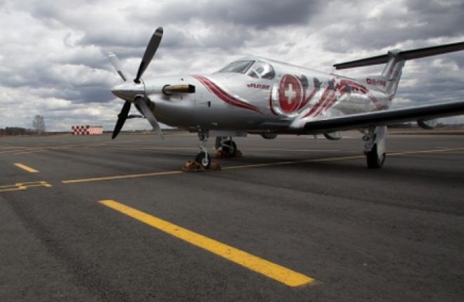 В Шереметьево показали медицинский Pilatus PC-12