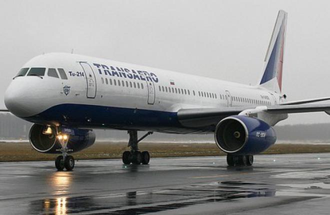 Авиакомпания "Трансаэро" Ту-214:: Fyodor Borisov/Photo-Transport.com Авиакомпания "Трансаэро" полетела в Норильск