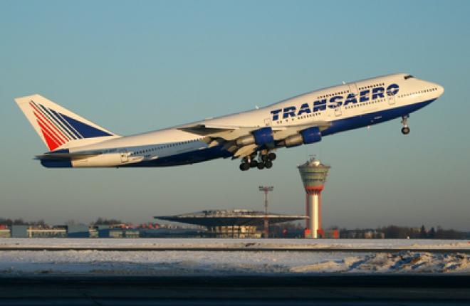 Выручка авиакомпаниии "Трансаэро" в I квартале возросла на 26%