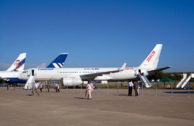 Ту-204М дебютировал на МАКСе в 2011 г.