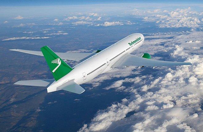 самолет Boeing 777-200LR Turkmenistan Airlines