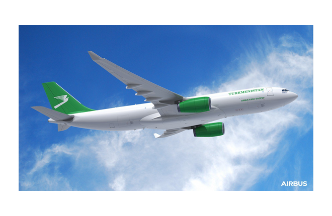Туркменская Turkmenistan Airlines разместила заказ на два грузовых самолета Airbus A330-200P2F