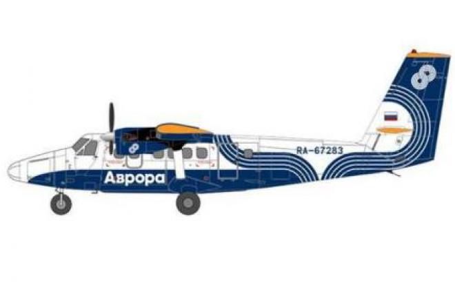 Первый DHC-6 Twin Otter уже окрашивают в цвета Авроры