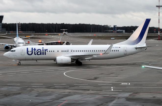 самолет Boeing 737-800 из парка "ЮТэйр" 