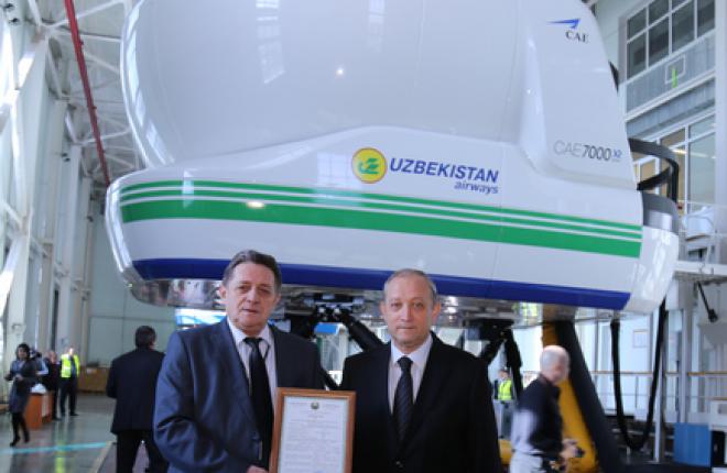 В Узбекистане сертифицировали полнопилотажный тренажер A320