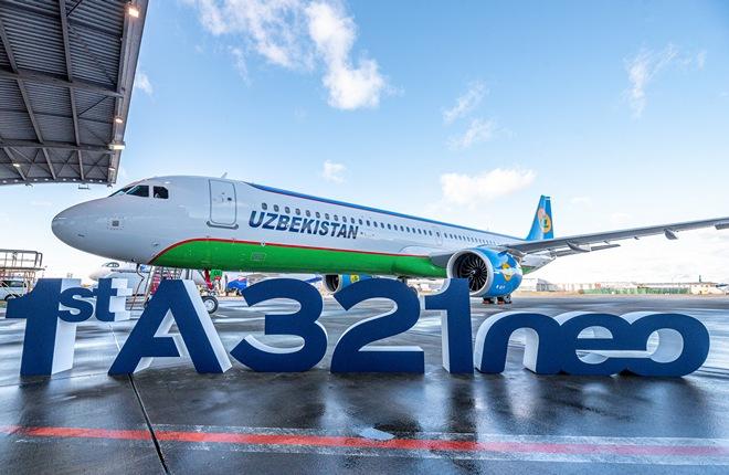 Авиакомпания Uzbekistan Airways приняла первый A321LR и получит еще четыре самолета Airbus в этом году