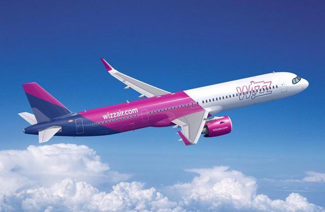 самолет авиакомпании Wizz Air