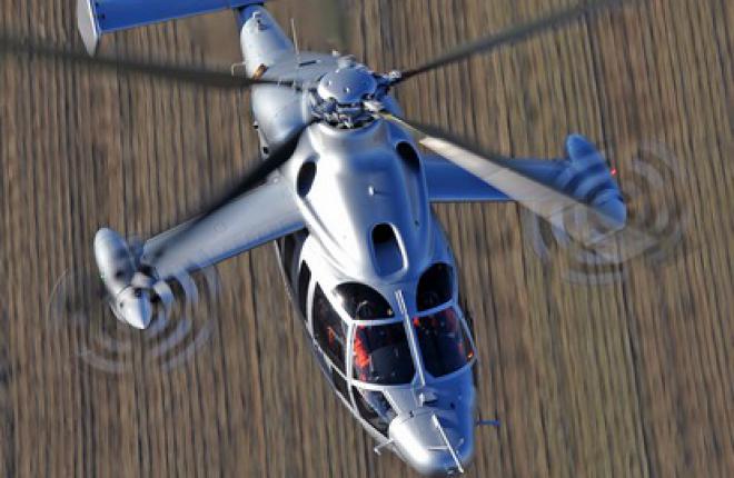 Демонстратор Eurocopter X3 достиг скорости 430 км/ч