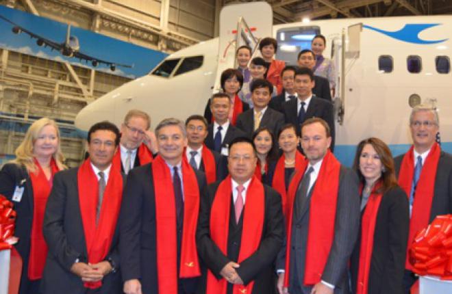 Авиакомпания Xiamen Airlines получила сотый самолет