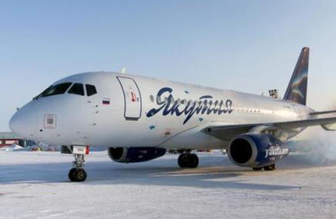 Авиакомпания "Якутия" налетала 2660 часов на самолетах SSJ 100