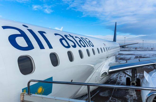 Самолет авиакомпании Air Astana