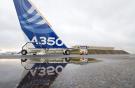 Вертикальное хвостовое оперение для Airbus A350XWB окрашено в фирменную ливрею а