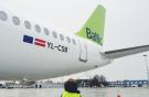 Самолет Bombardier CS300 авиакомпании airBaltic