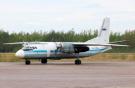 Самолет Ан-24 перевозчика "Хабаровские авиалинии"