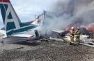 Самолет Ан-24 авиакомпании "Ангара" совершил аварийную посадку в Бурятии