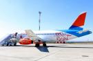 ливрея «Вольный Дон» нанесена на самолет  Superjet 100 авиакомпании «Азимут»