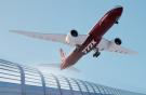 Компьютерное изображение самолета Boeing 777X