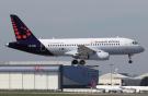 Самолет SSJ 100 в раскраске Brussels Airlines