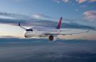 Рендеринг самолета CS100 в ливрее Delta Air Lines