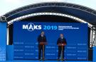Президенты России и Турции на открытии авиасалона МАКС-2019