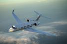 Опытный G650 в полете (Gulfstream)