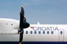 Самолет Q400 авиакомпании Croatia Airlines 