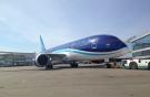 Авиакомпании AZAL прилетела в Москву на самолете Boeing 787 